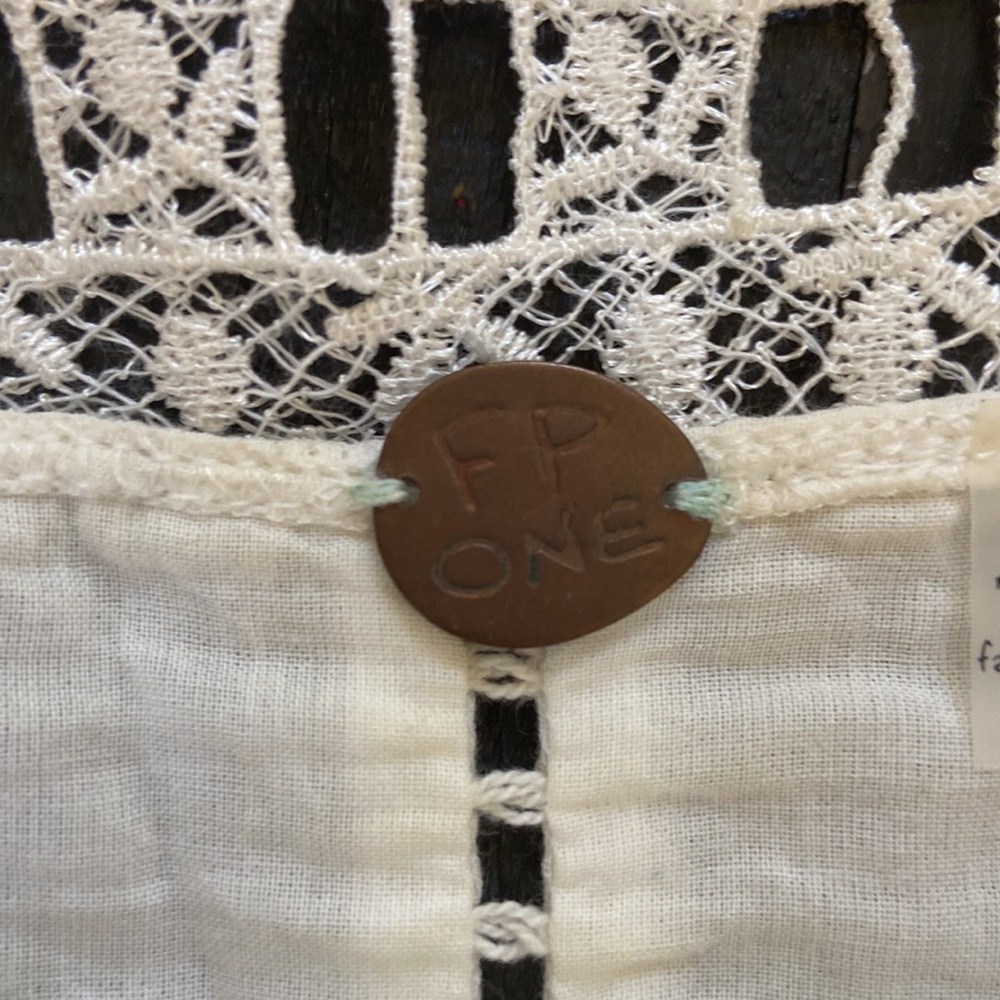 Free People white Boho dress - Picture 4 of 6